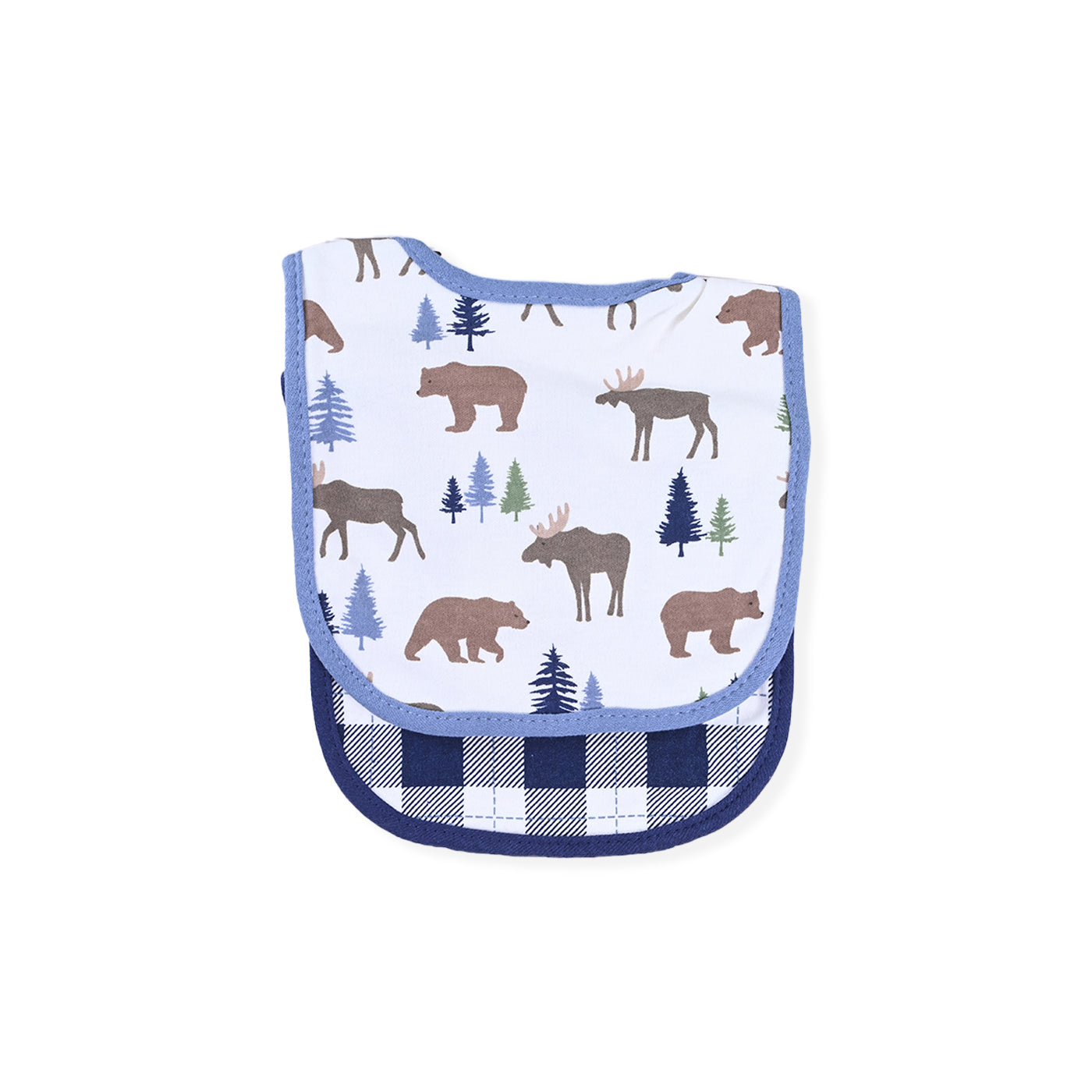 Moose 5 Piece Bib Set With Booties