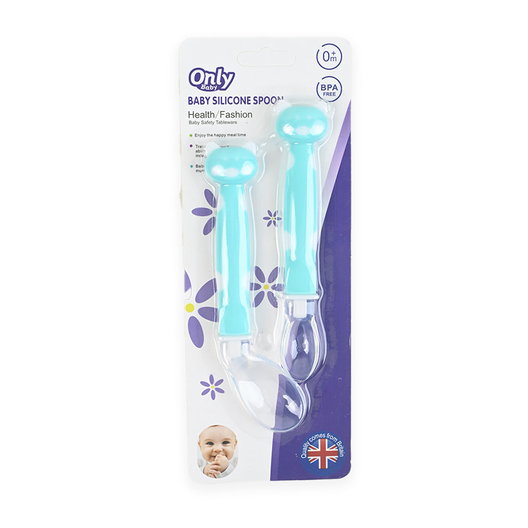 Cat Baby Silicone Feeding Spoon Set