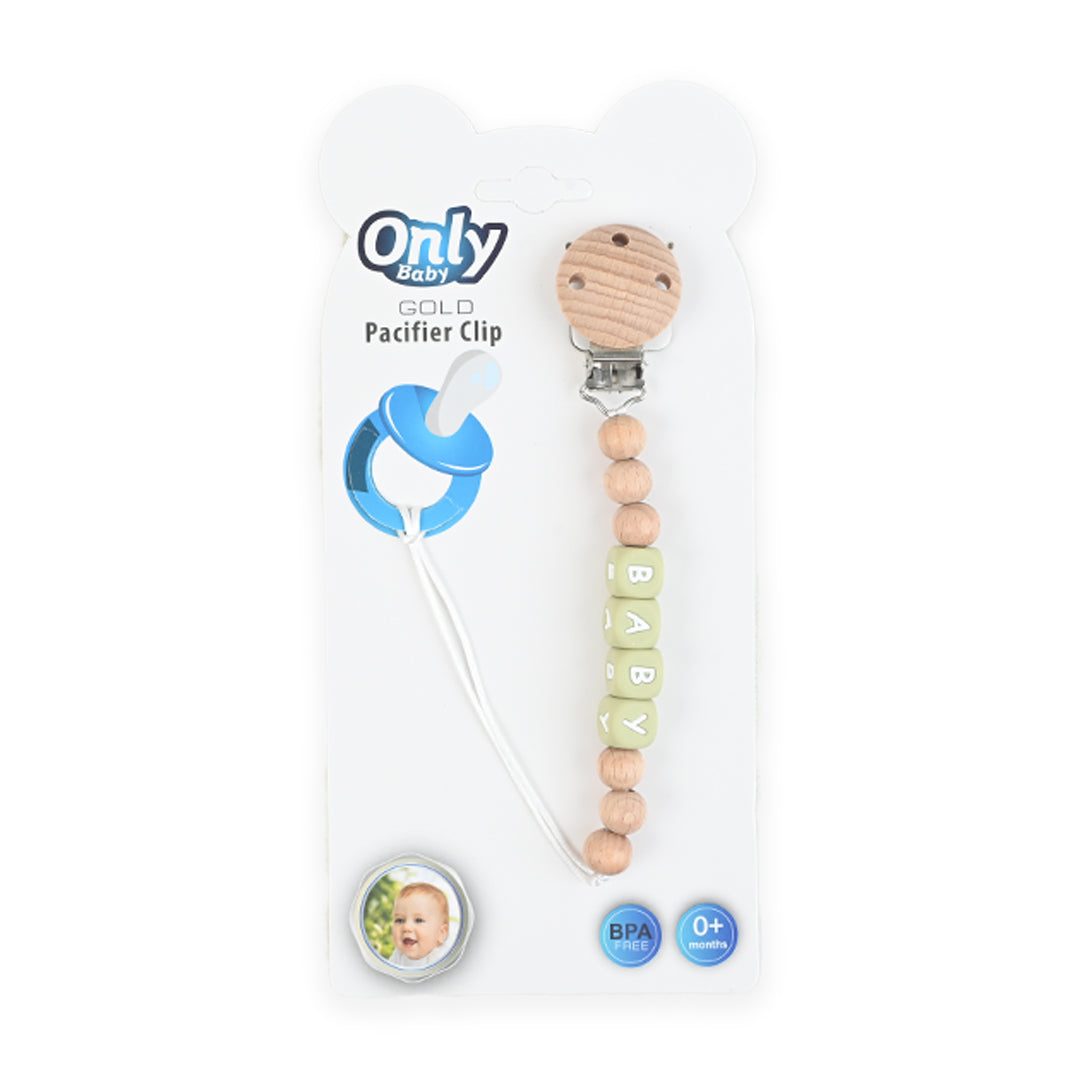 Premium Round Wooden Pacifier Chain