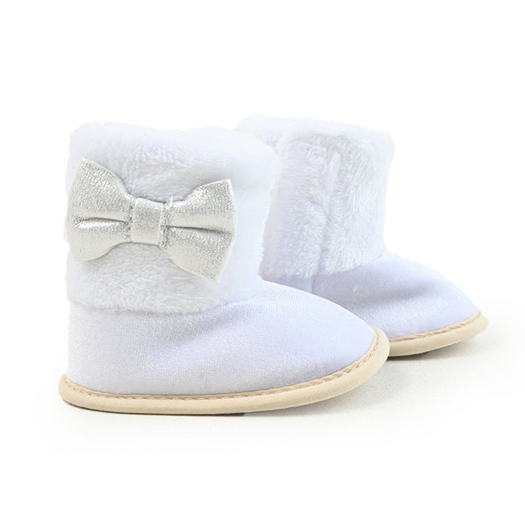 Bow Long Inner Fluff Shoes