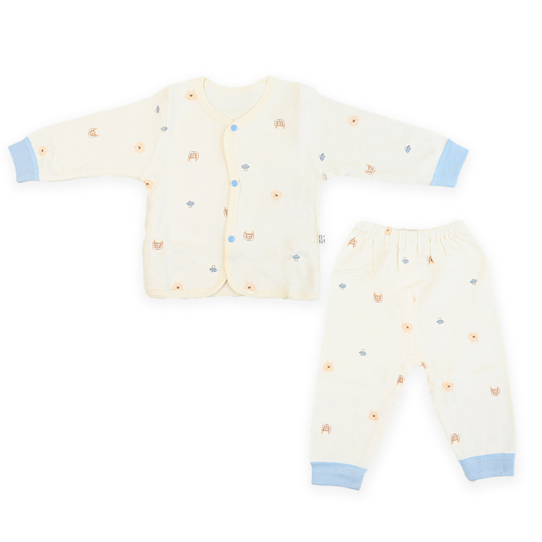 Bear Mushroom Baby Shirt And Pajama (Premium)