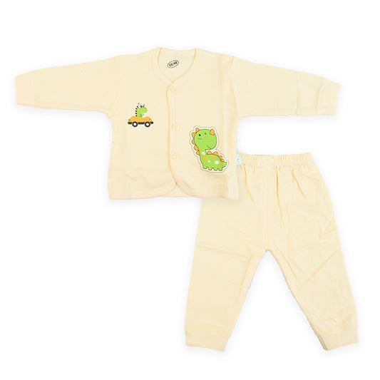 Dino Driver Baby Shirt And Pajama (Premium)