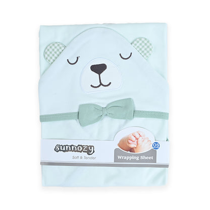 Sunnozy Bear Hooded Wrapping Sheet