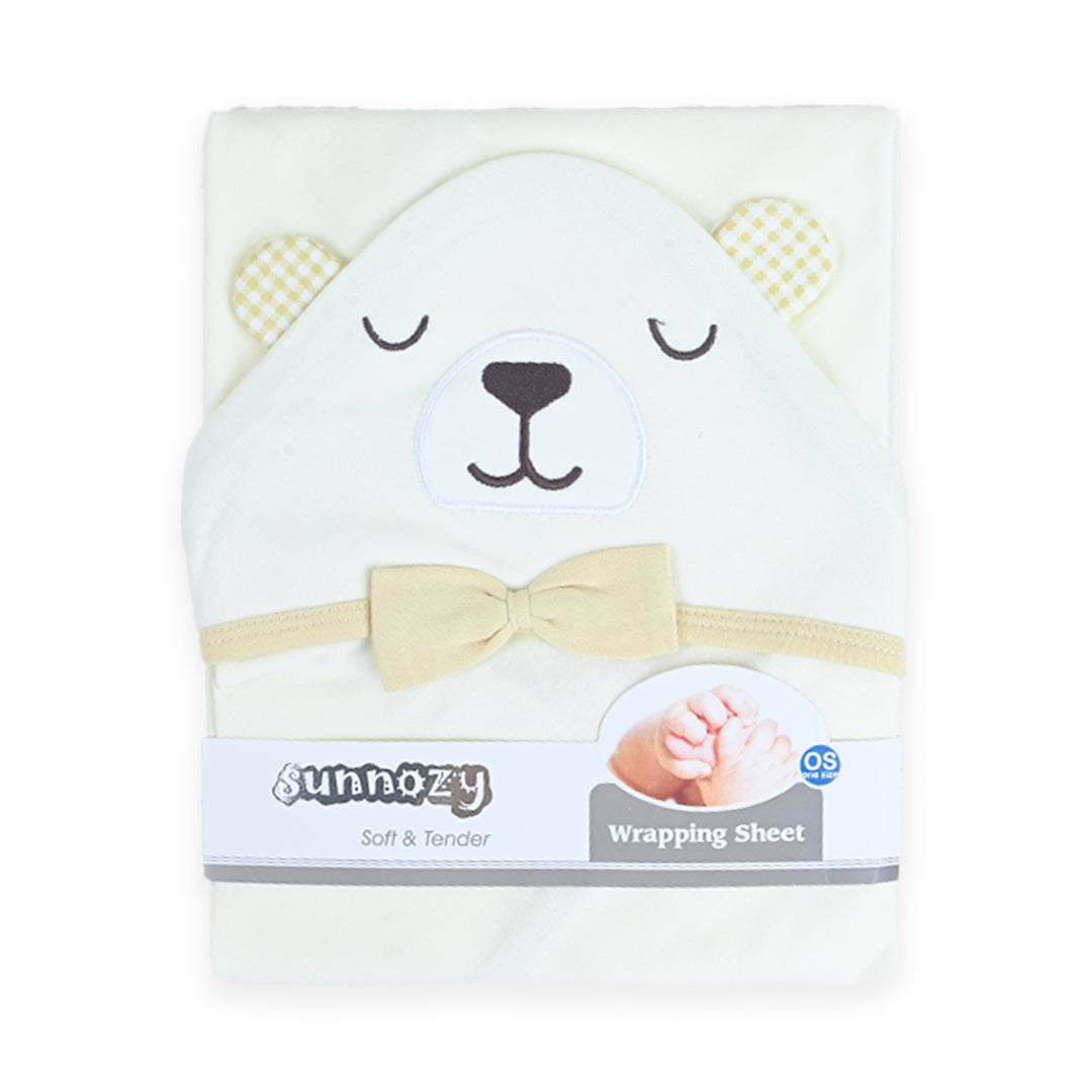 Sunnozy Bear Hooded Wrapping Sheet