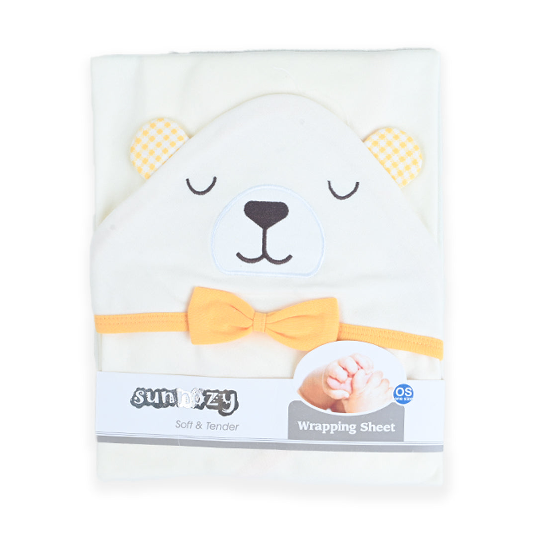 Sunnozy Bear Hooded Wrapping Sheet