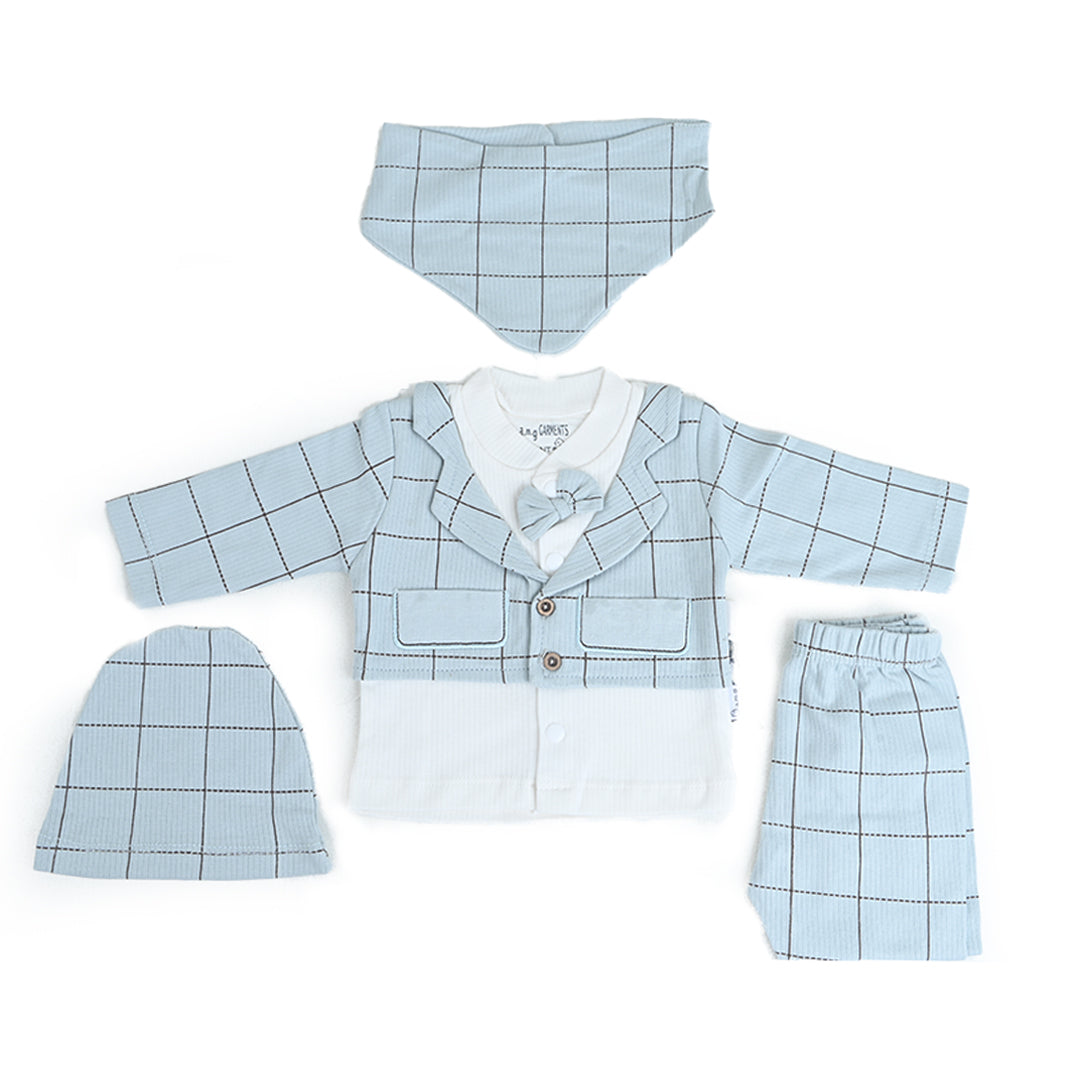 Pre-Winter Checkers Bow 4 Piece Set (Economical)