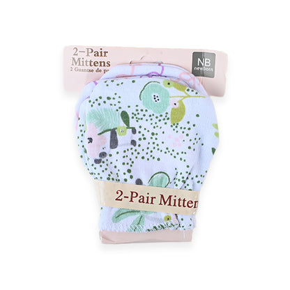 Pack of 2 Cotton Mittens D13
