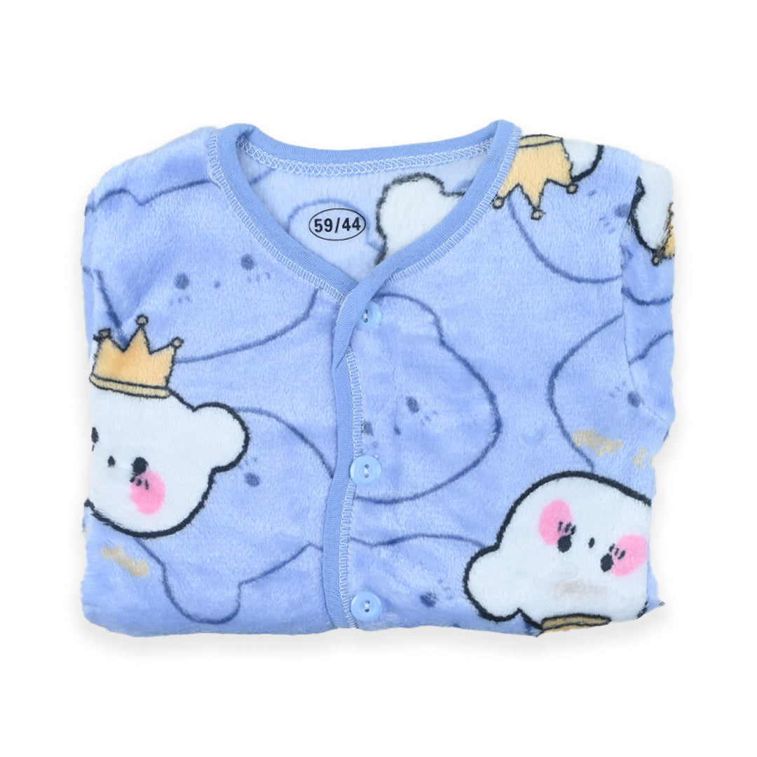 Bear King 2 Piece Fleece Shirt & Pajama Set