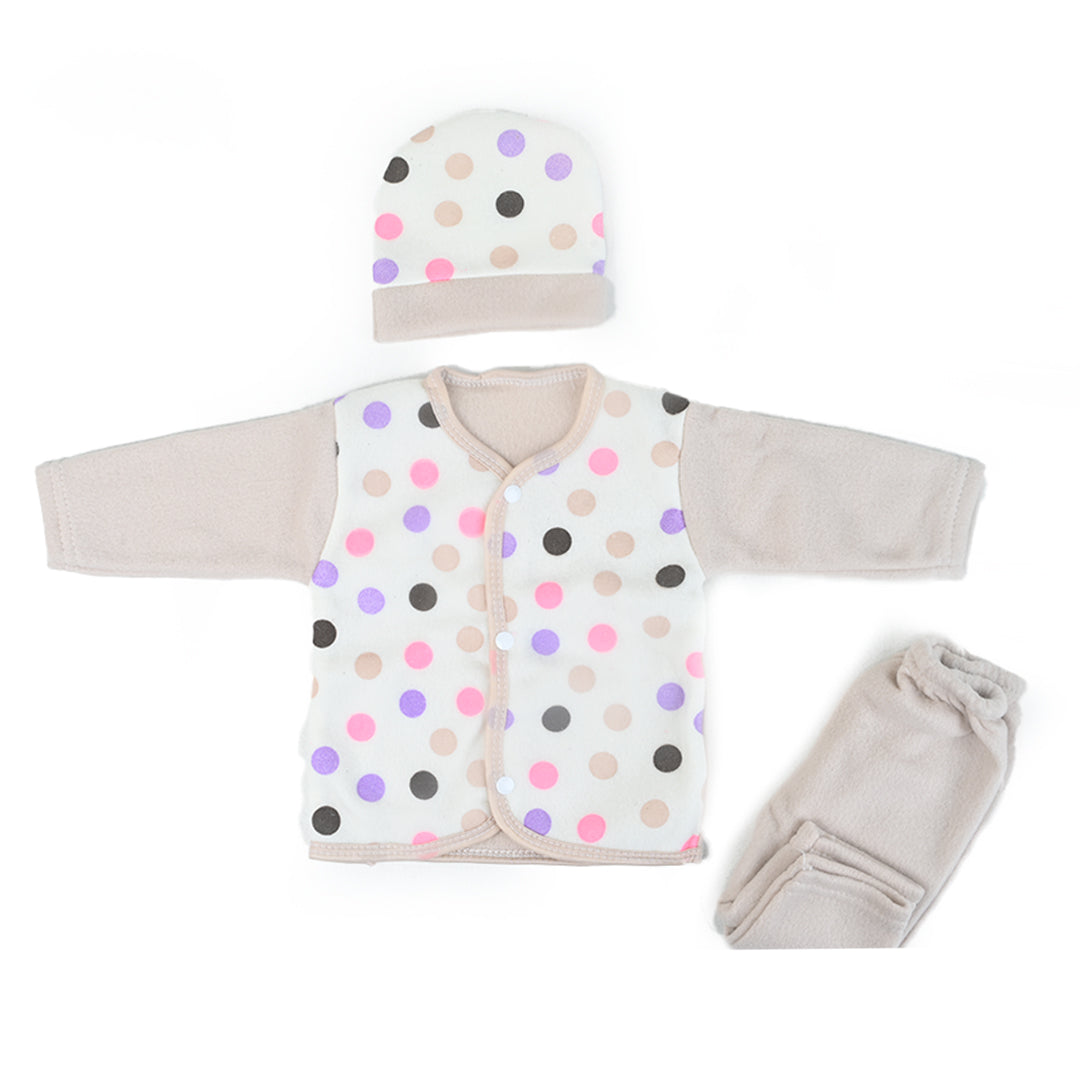 Party 3 Piece Fleece Winter Sleep Suit Starter Set