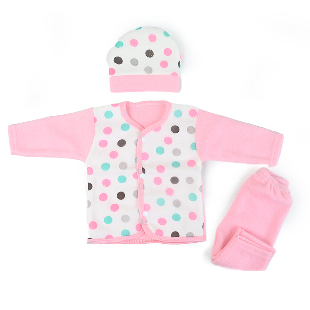 Party 3 Piece Fleece Winter Sleep Suit Starter Set