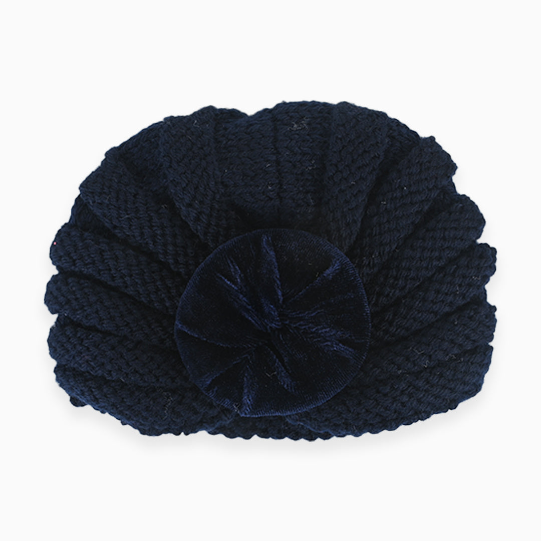 Round Wool Turban Hats