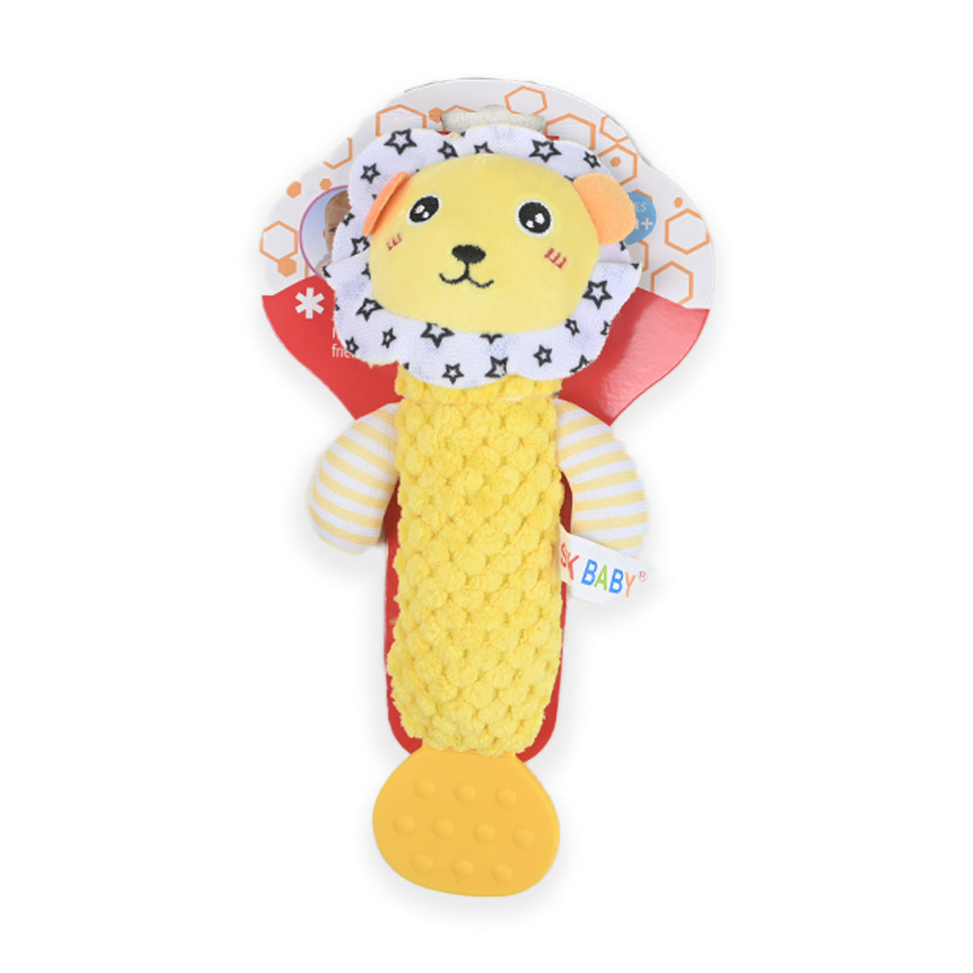 Animal Plush Rattle Toy