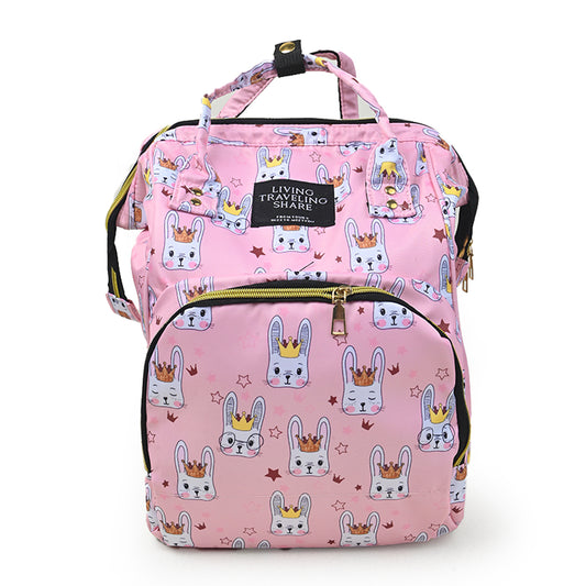 Pink Cat Diaper Bag