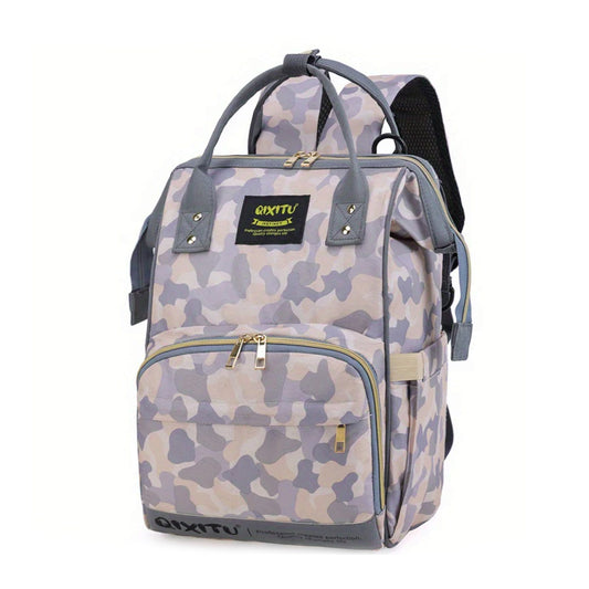 Qixitu Camouflage Baby Diaper/Mother Maternity bag