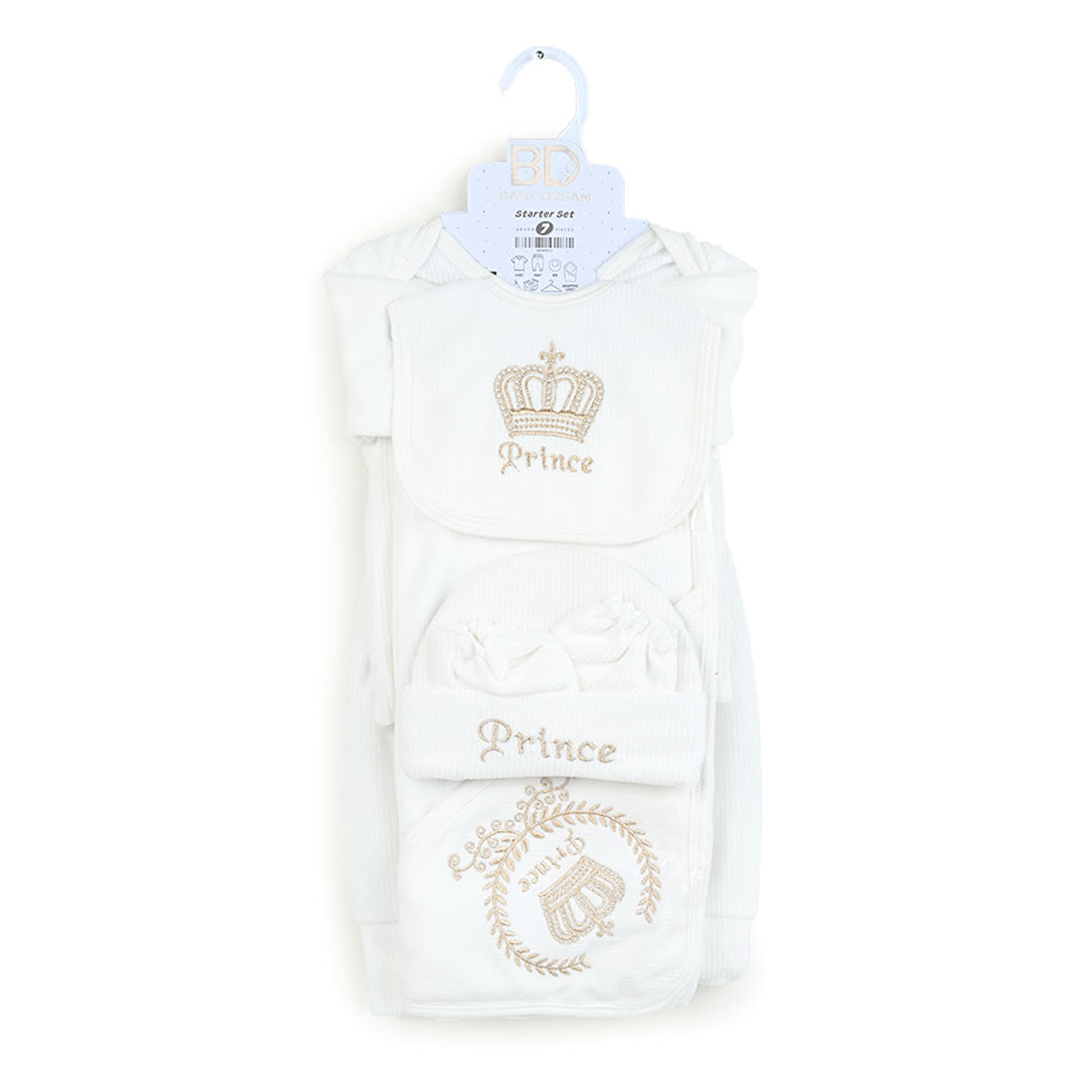 Prince 7 Piece Newborn Winter Starter Set Gold