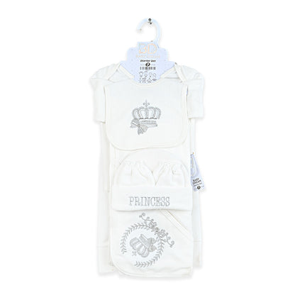 Princess 7 Piece Newborn Winter Starter Set Silver