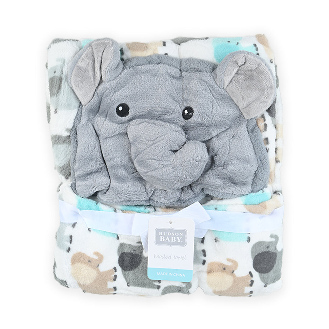 Hudson Elephant Hooded Blanket