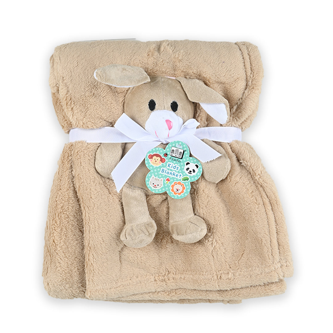 Multi Character Blanket With Plush Toy