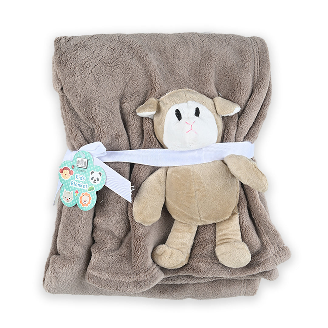 Multi Character Blanket With Plush Toy