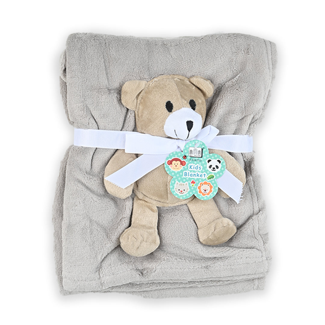 Multi Character Blanket With Plush Toy