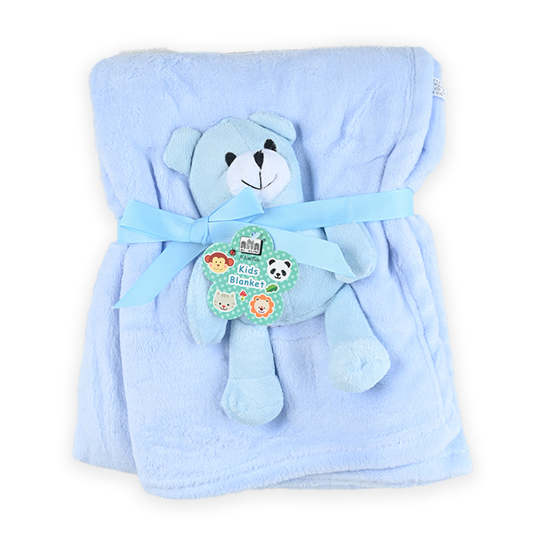 Multi Character Blanket With Plush Toy