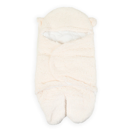 Premium Furry Quilted Warm Winter Newborn Swaddle - Baby Co