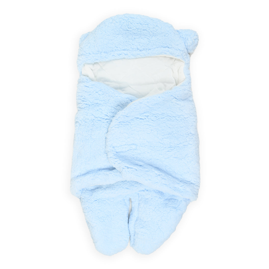 Premium Furry Quilted Warm Winter Newborn Swaddle