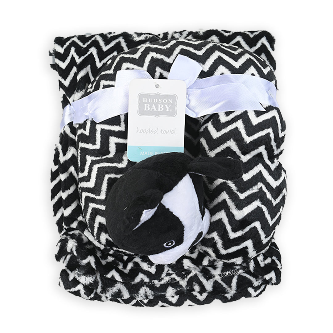 Zig Zag Blanket with Neck Pillow