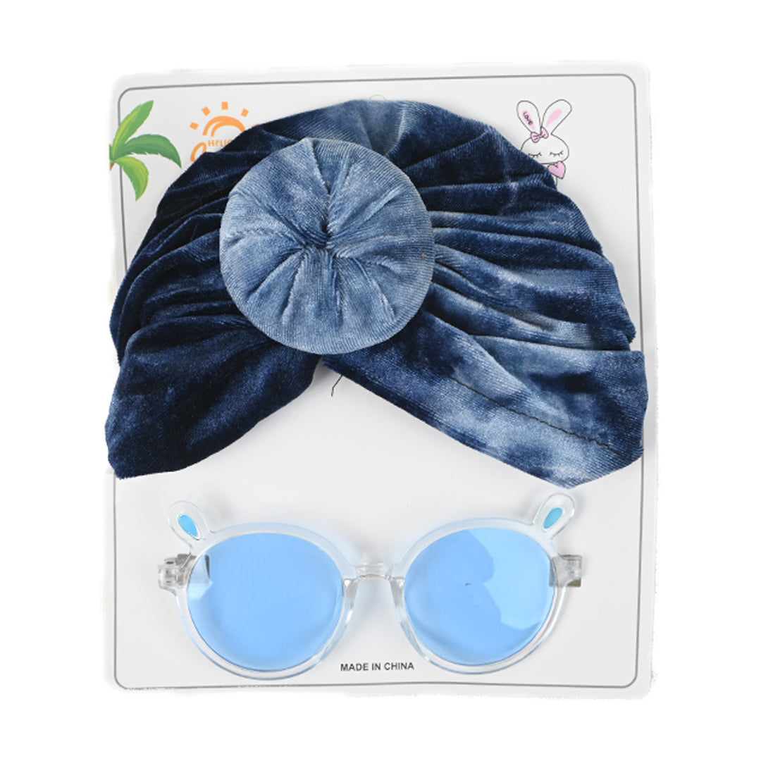 Premium Corduroy Winter Turban Hats With Glasses