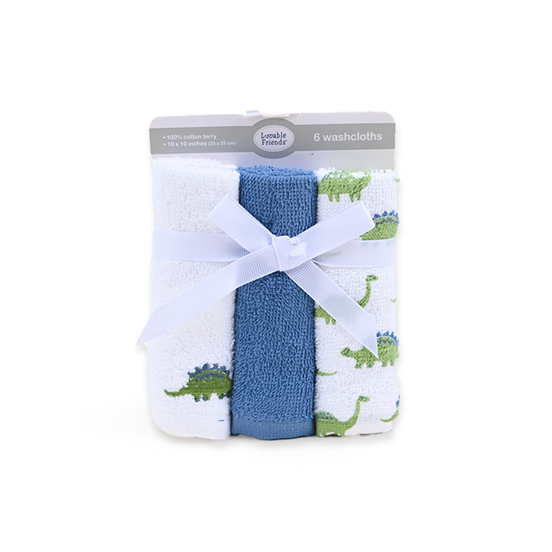 Dinosaur Baby Face Towel Pack of 6