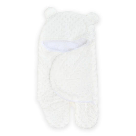 White Bubble Quilted Swaddle And Sleep Bag