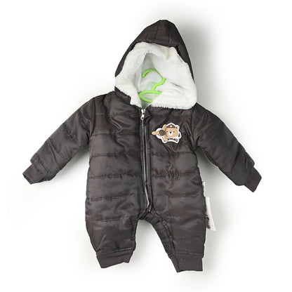 Bear Fly Winter Romper Brown