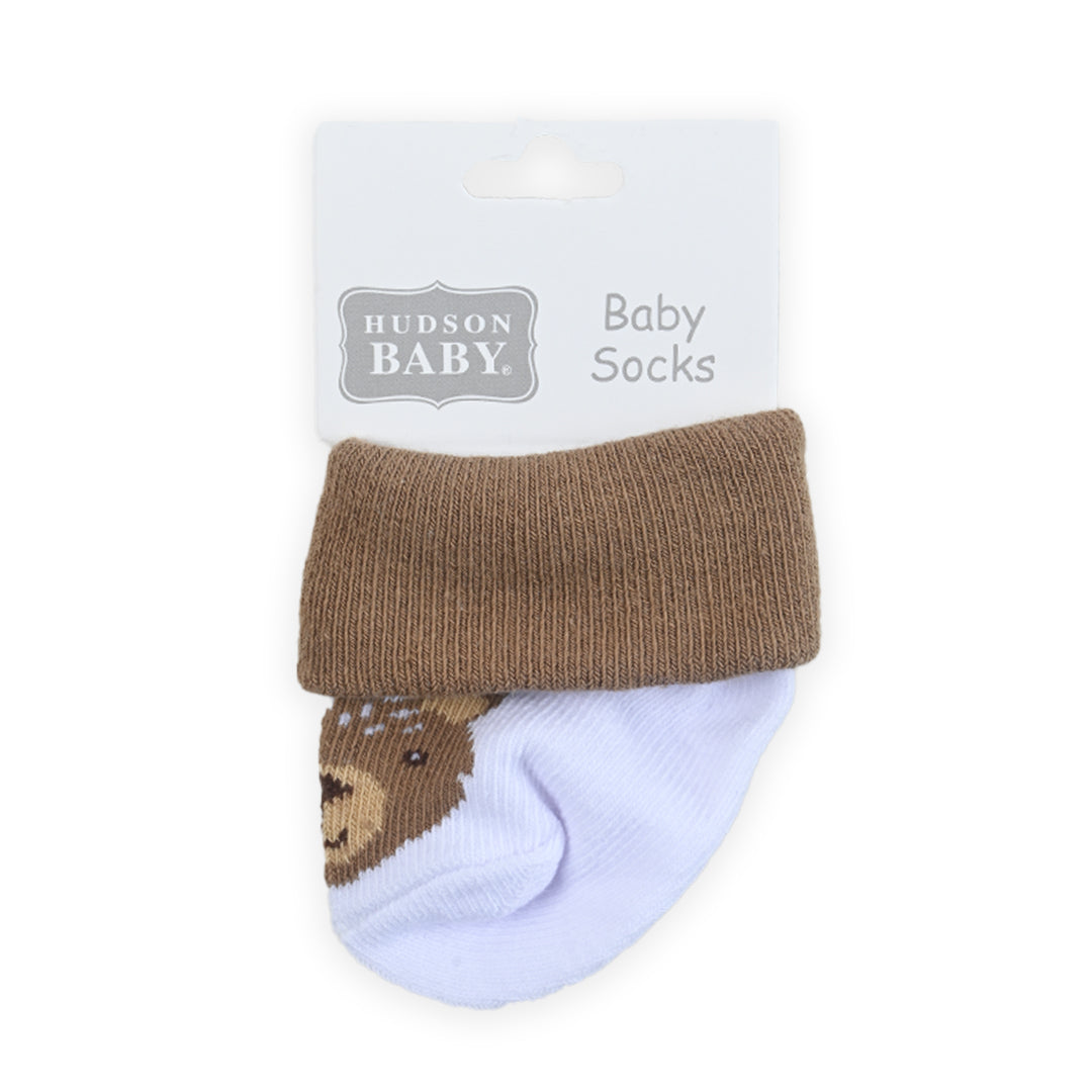 Hudson Pair Of Newborn Baby Socks