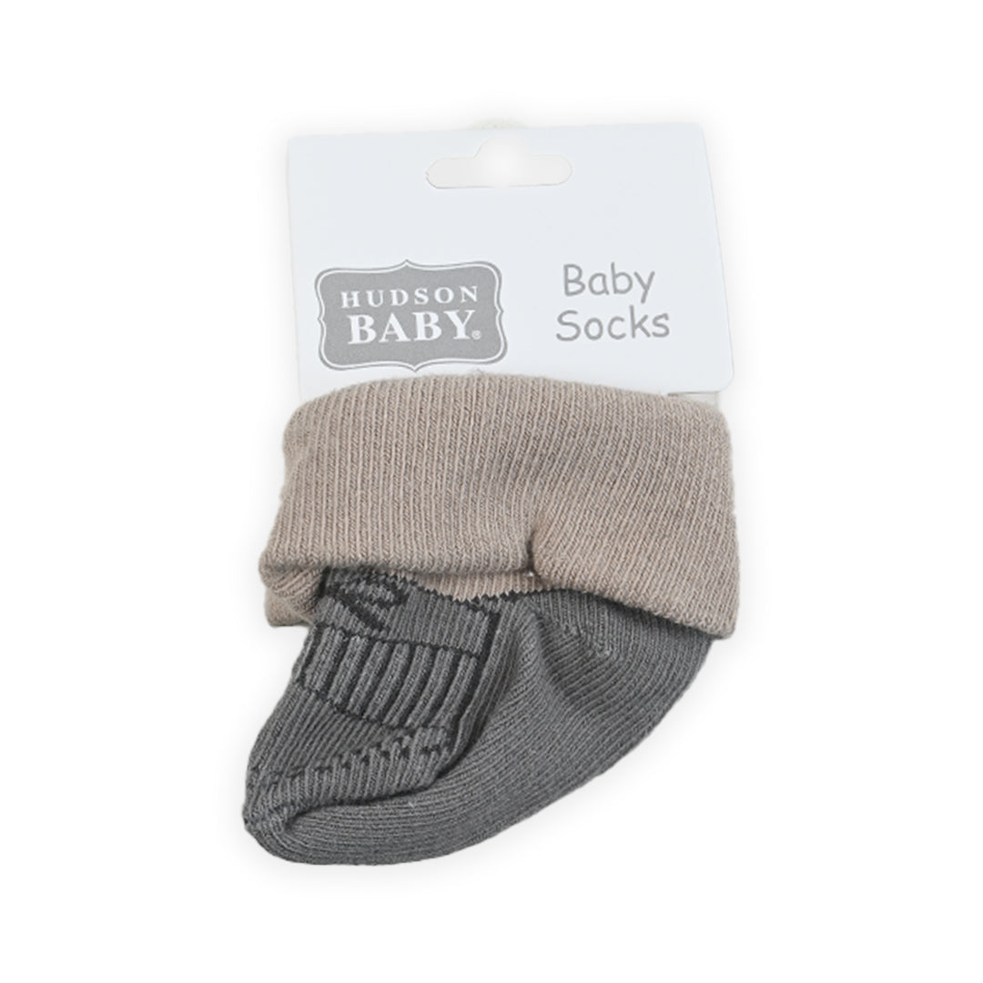 Hudson Pair Of Newborn Baby Socks