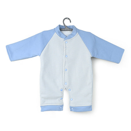 Narrow Stripes Warm Fleece Winter Newborn Romper