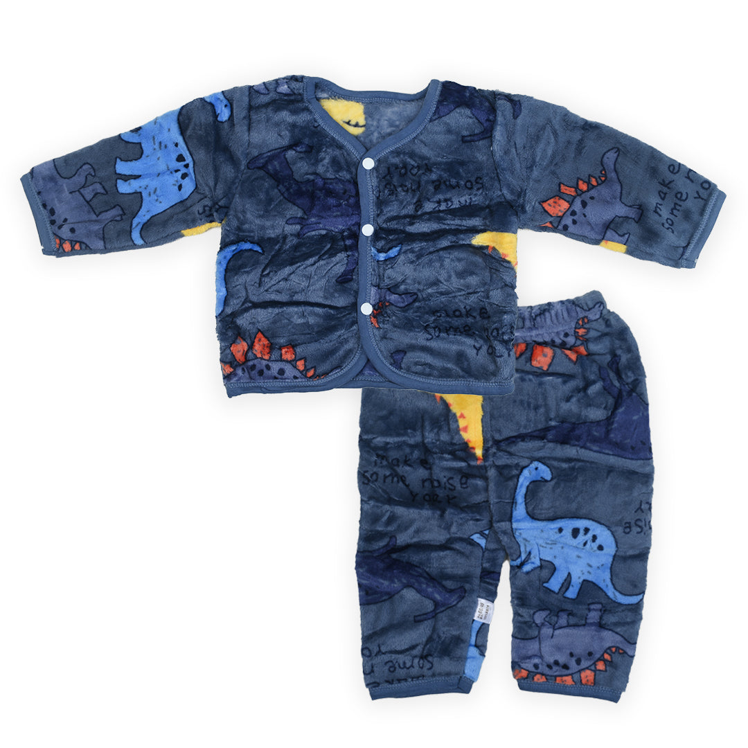 Furry Dino Newborn Winter Shirt & Pajama Winter