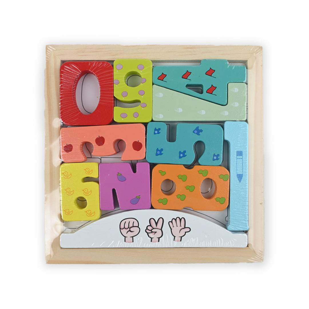 Educational & Learning Wooded Puzzle Jigsaw Blocks