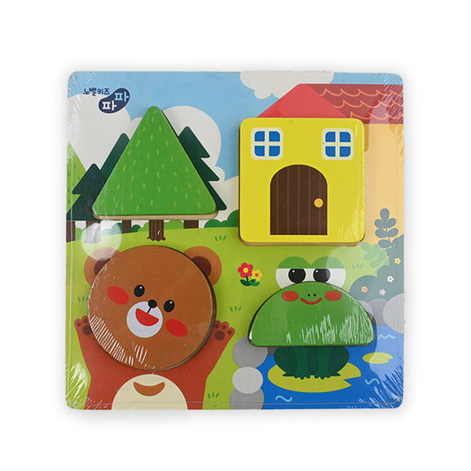 Educational Bear Wooden Puzzle