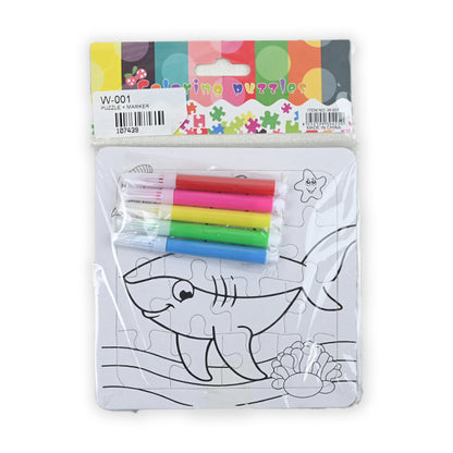 Educational & Learning Coloring Puzzle Set