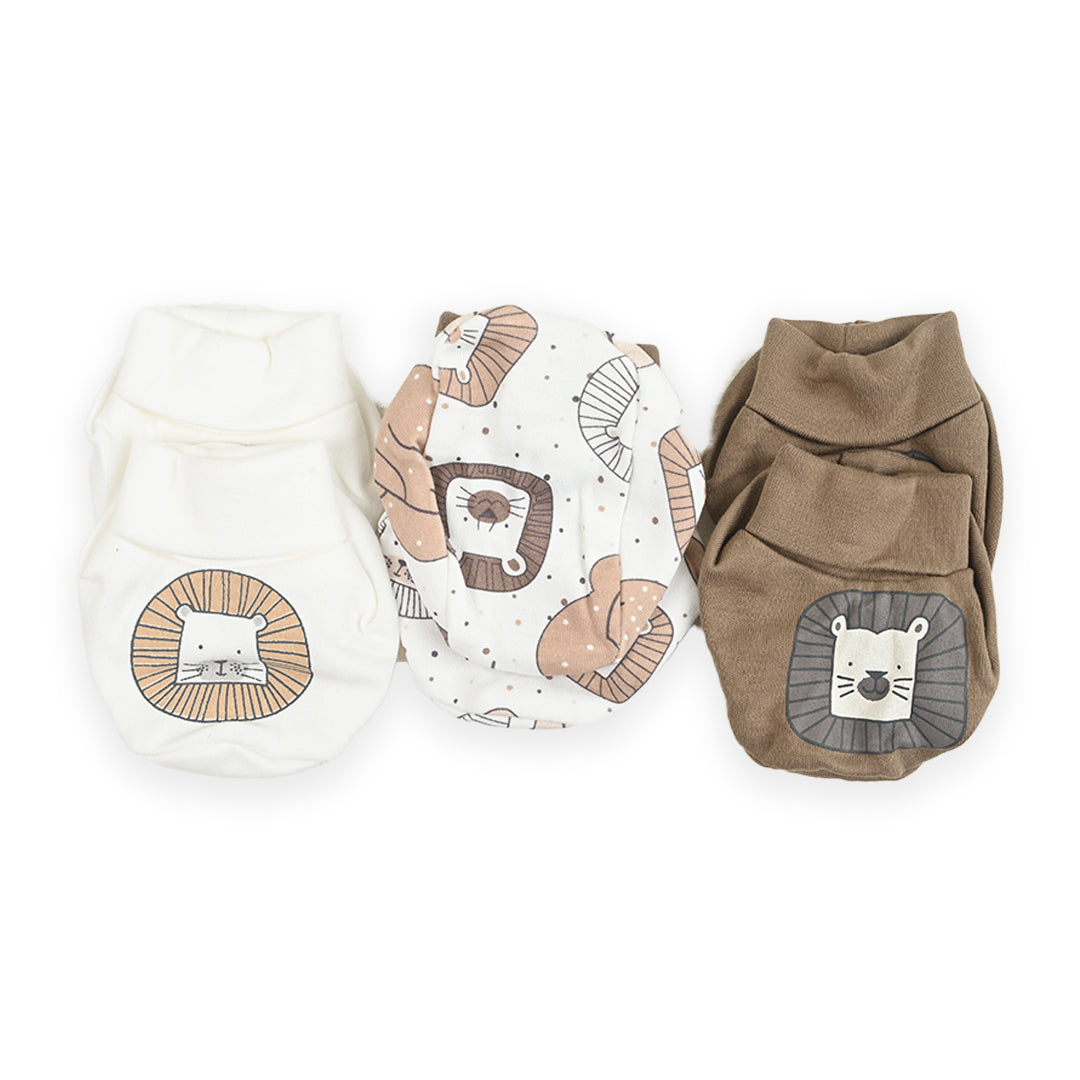 Pack of 3 Baby Mittens