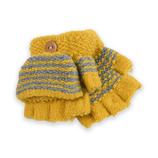 2 in 1 Wool Mittens with Cover