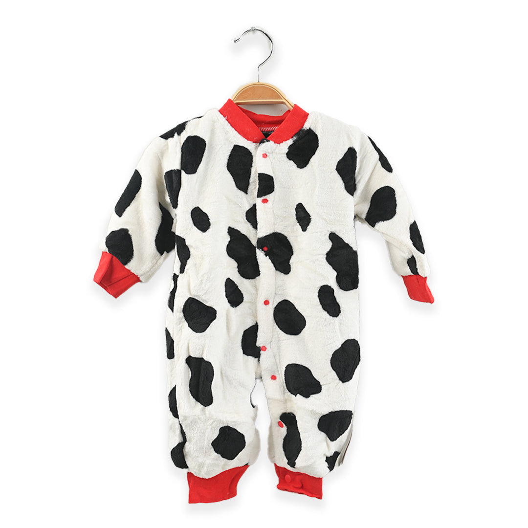 Cow Fluff Fleece Winter Romper