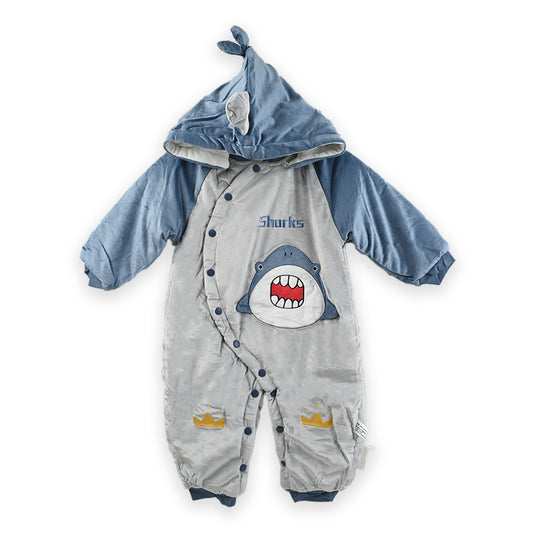 Shark Character Winter Romper