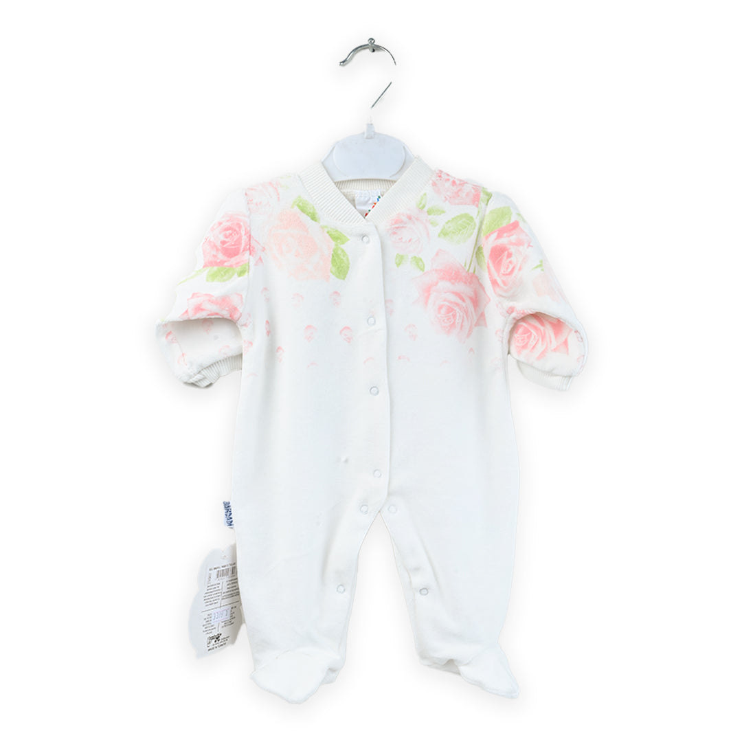 Flower Fleece Winter Romper