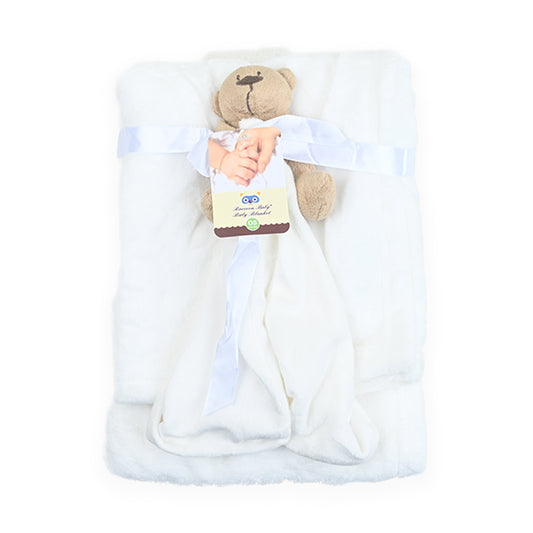 Brown Teddy Security Blanket