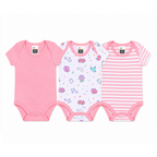 Short sleeve baby bodysuits detail