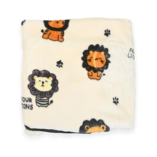 Four Lions Soft Fleece Blanket / kambal