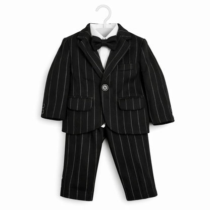 Navy Wool 4 Piece Pant Suit (Premium)