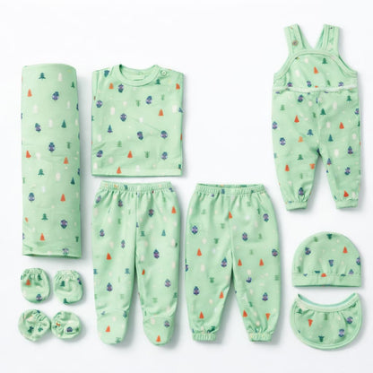 Forest Green 11 Piece Winter New Born Set