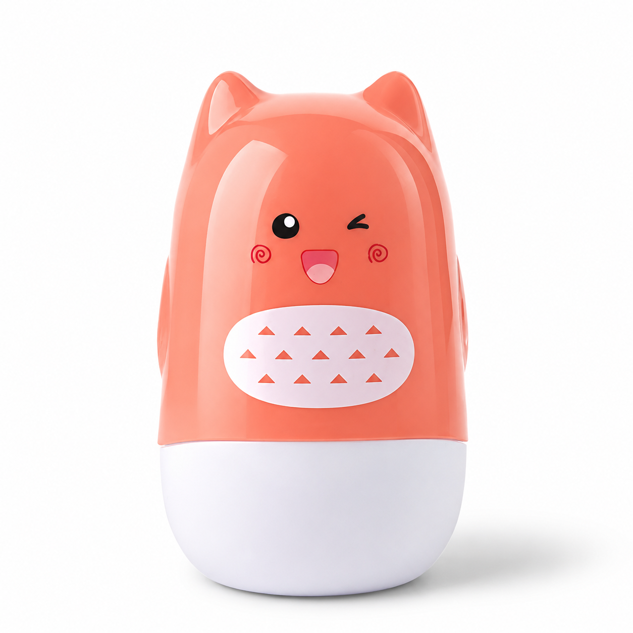 A cute, cat-shaped baby grooming set
